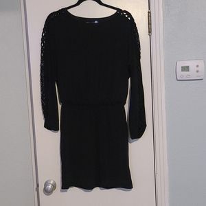 Black dress with sleeves